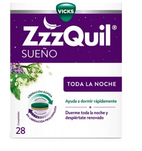 ZzzQuil Sue�o Toda La Noche 28 Comprimidos.