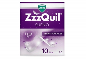 ZzzQuil Sue�o Tiras Nasales 10 Tiras.