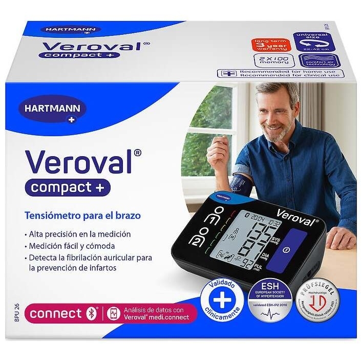 Veroval Compact+ Tensiometro Para El Brazo Monitor de Presi�n Arterial�