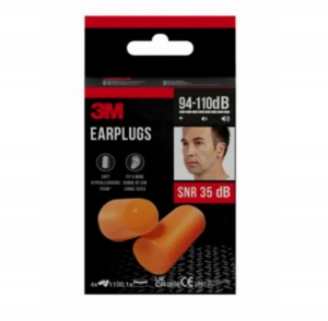 3M EARPLUGS 94-110dB SNR 35 db