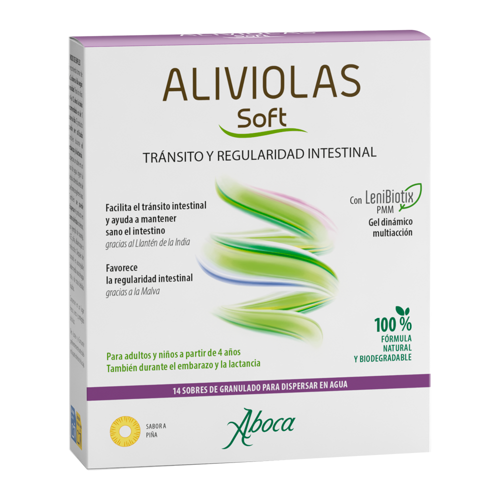 Aliviolas Soft Sabor Pi�a 14 Sobres 3,8 gr