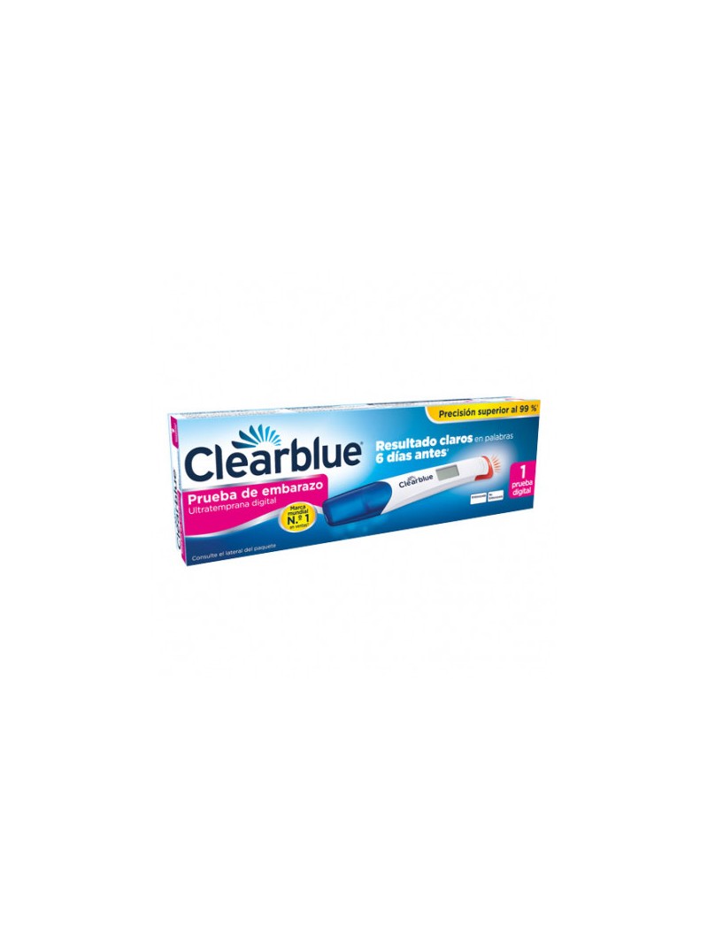CLEARBLUE PRUEBA DE EMBARAZO ULTRATEMPRANA DIGITAL 1 TEST